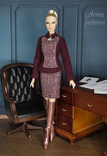Ensemble De Vêtements JOE TAI COLLECTION Pour Poupée Fashion Royalty - OOAK