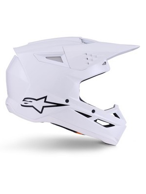 Helmet ECE06 DOT Alpinestars SM3 Solid Large White Glossy ECE06 DOT