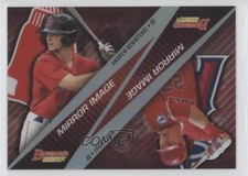 2015 Bowman's Best Mirror Image Mike Trout Andrew Benintendi #MI-19 n0c