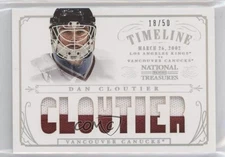 2013-14 Panini National Treasures Timeline Jersey Prime /50 Dan Cloutier #T-DAC