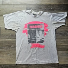 Vintage Screen Stars Single Stitch Wolverine Boots Shirt Men's Large 20x27