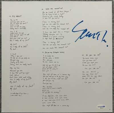 SAN HOLO SIGNED 12x12 BB U OK? - ACOA COA