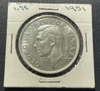 Canada 1951 Dollar Silver Coin : ASW  0.600 oz-BSTK0124