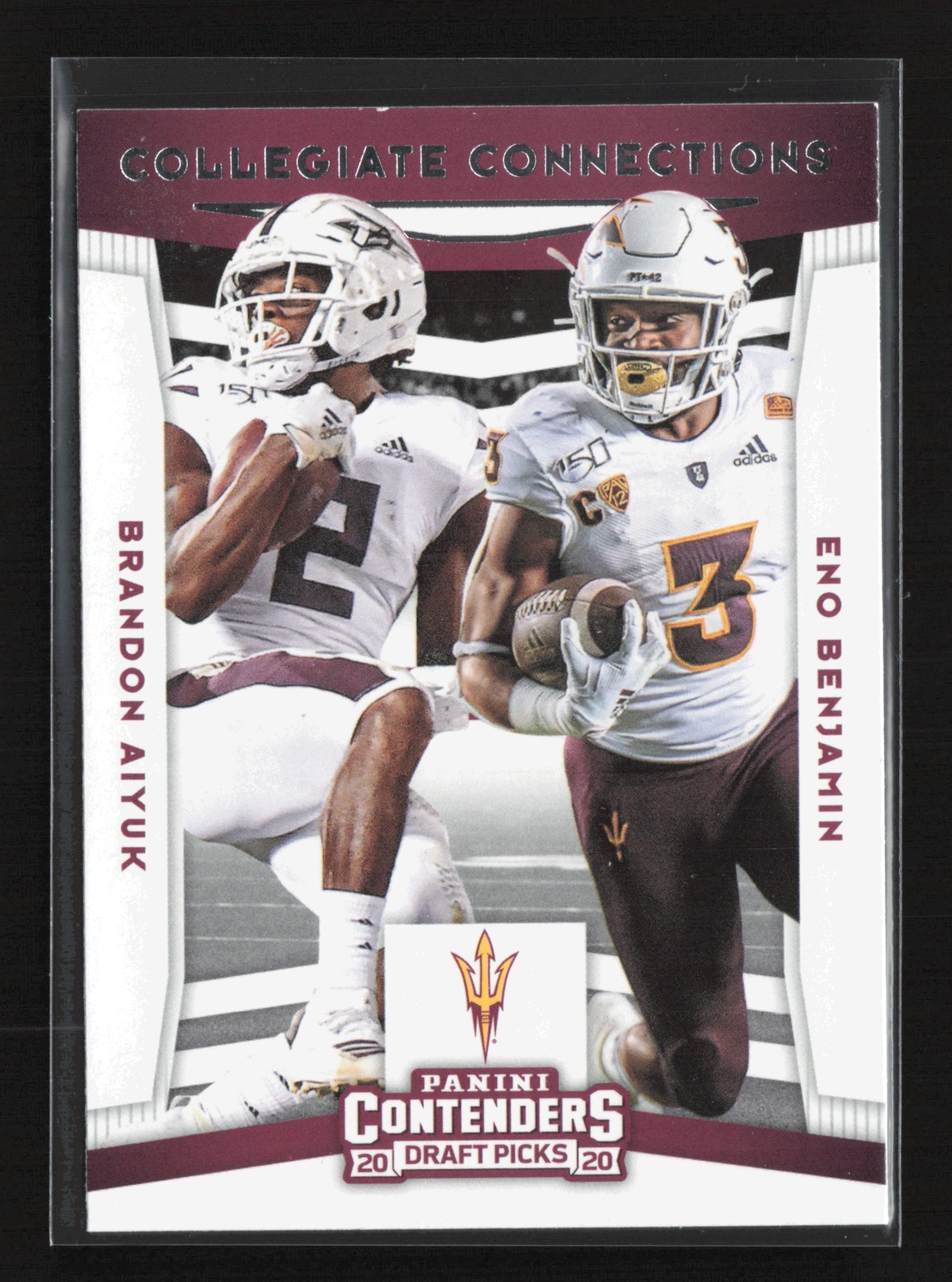 2020 Panini Contenders Draft Picks #13 Aiyuk/Benjamin Collegiate Connections AZ