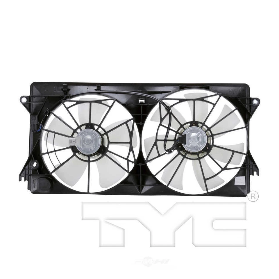 Dual Radiator and Condenser Fan fits 2000-2005 Toyota Celica,MR2 Spyder TYC - Image 2 of 4