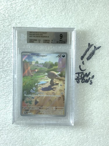 Paldean Wooper graded BGS 9 for sale on eBay
