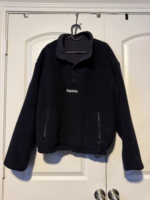 Supreme Polartec Shearling Reversible Pullover (FW24) | eBay