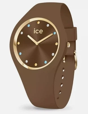 Ice-Watch ICE 022285 Cosmos Cappuccino Small Damenuhr neu Silikon braun new J10 - Bild 1 von 3