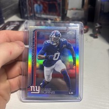 Brian Burns 2025 Topps Chrome Refractor SP New York Giants #234