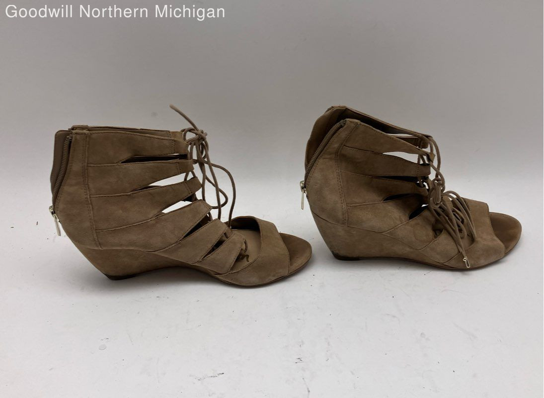 Sam Edelman Santina Beige Solid Wedge Sandal Shoe… - image 4