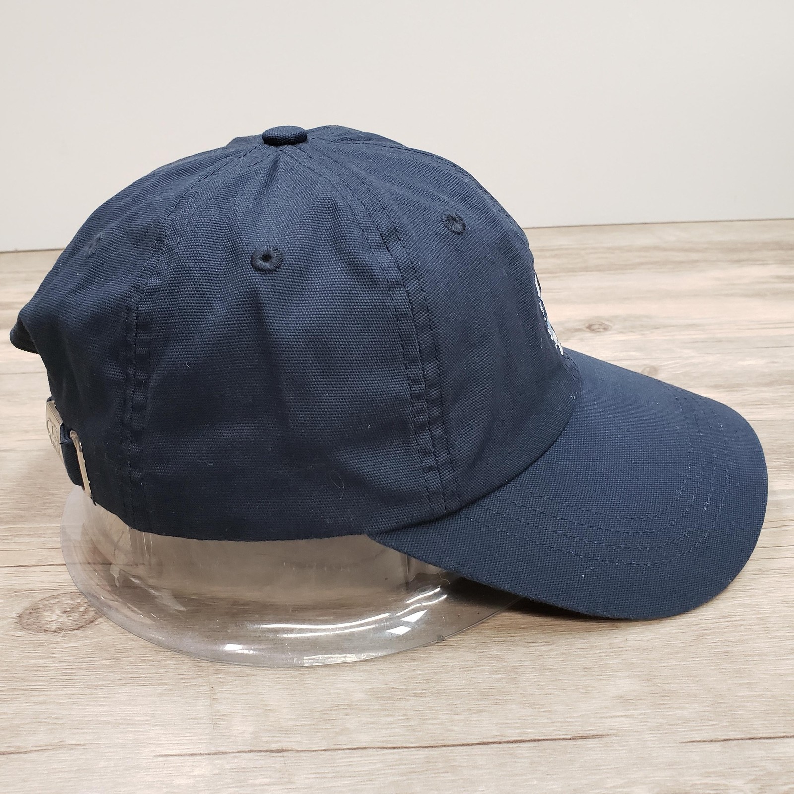 White Ella Hat Cap Strap Back Adjustable Blue Sno… - image 4