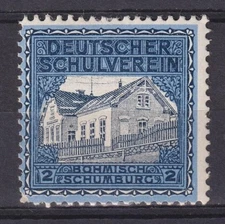 u3130/ Germany-Austria WW1 Poster Stamp Label # Böhmisch Schumburg