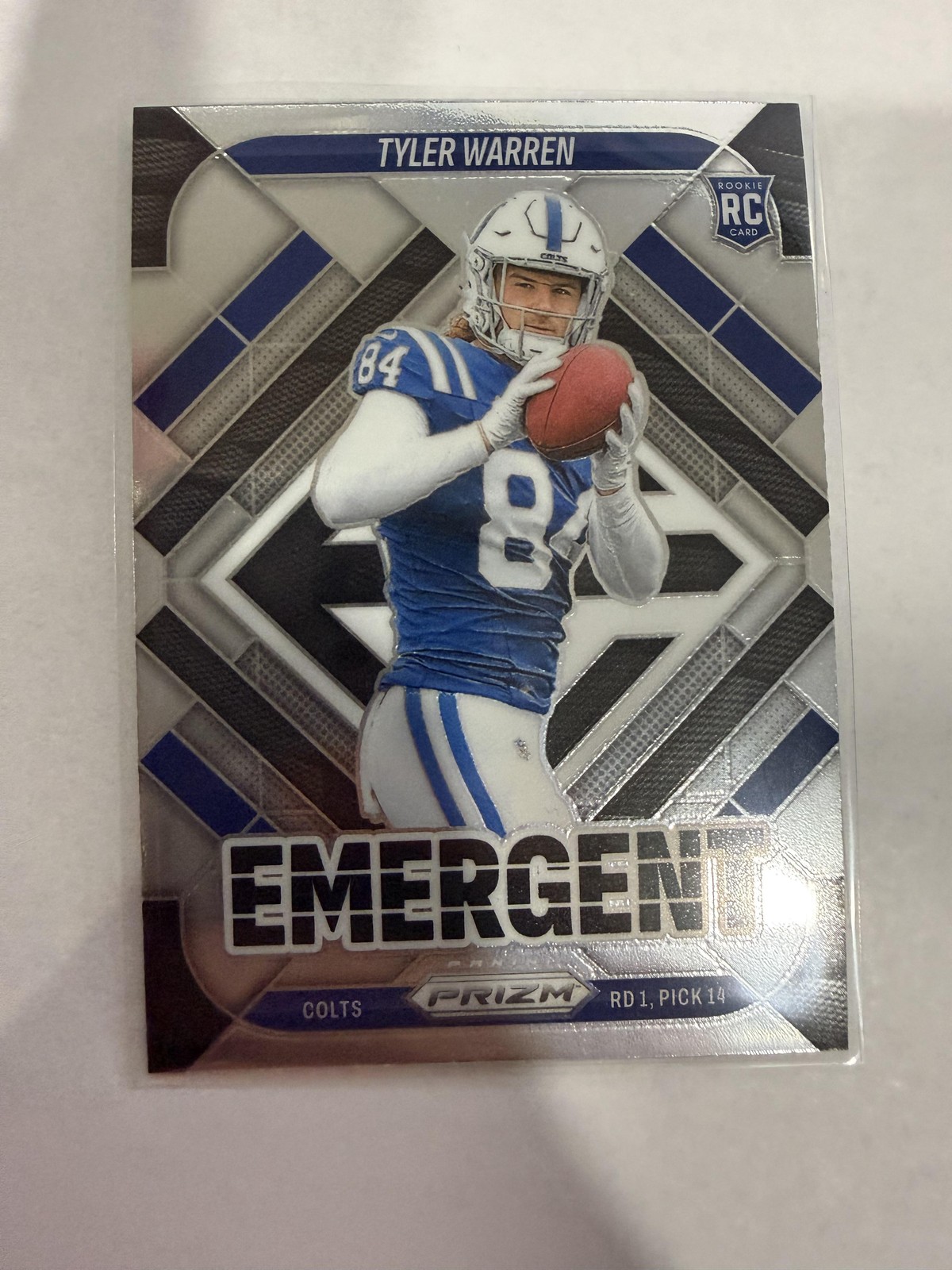 2025 Panini Prizm #13 Tyler Warren Emergent