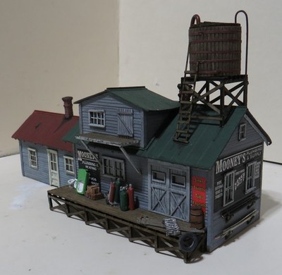 MOONEY'S PLUMBING & HEATING. BAR MILLS. BUILT. WOOD. DETAILED. WEATHERED. HO
