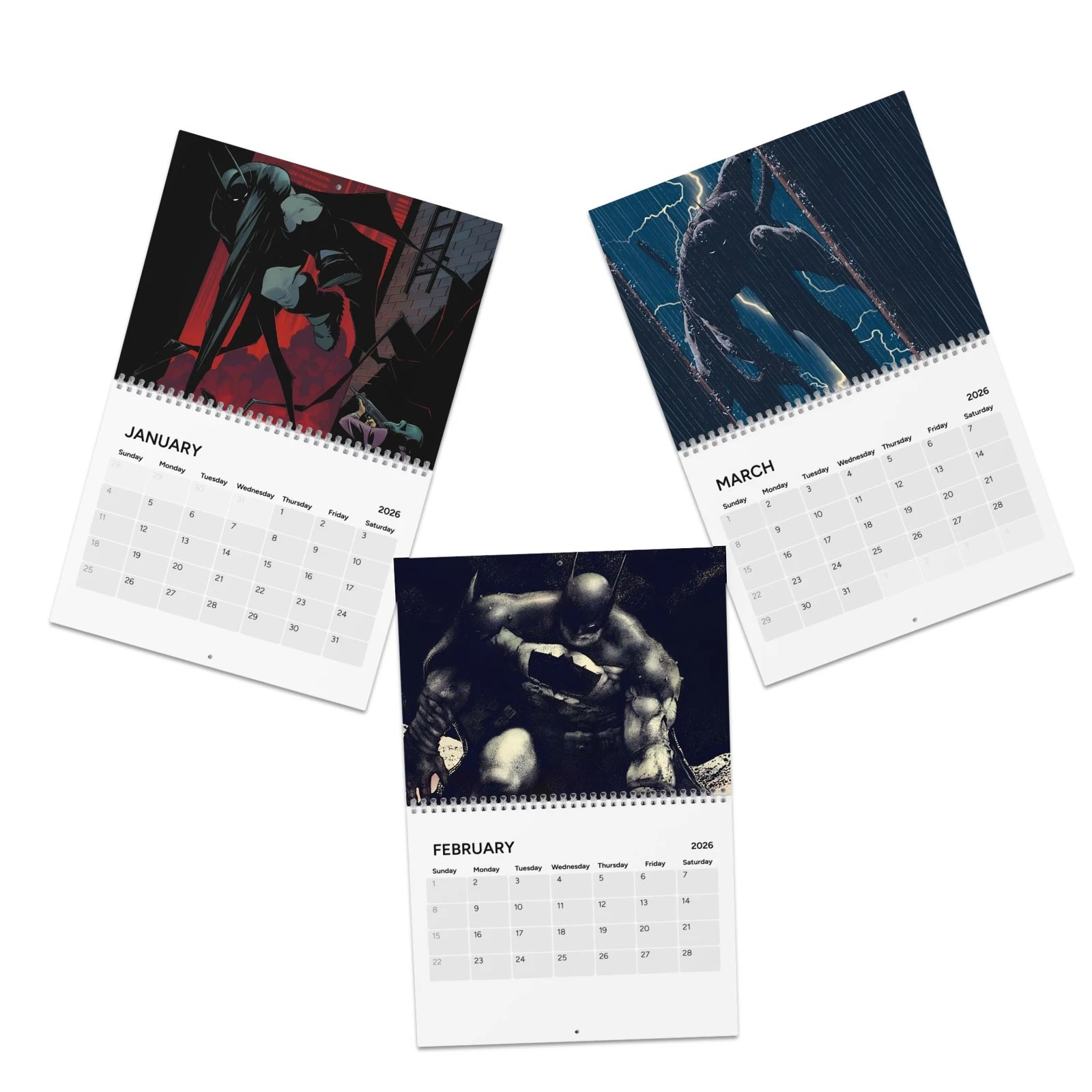 Absolute Batman Calendar (2026) - DC Comics All-In - Bruce Wayne, Gotham City