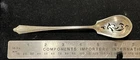 Vintage Towle .925 Sterling Silver Virginia Carvel Floral  Pierced Spoon