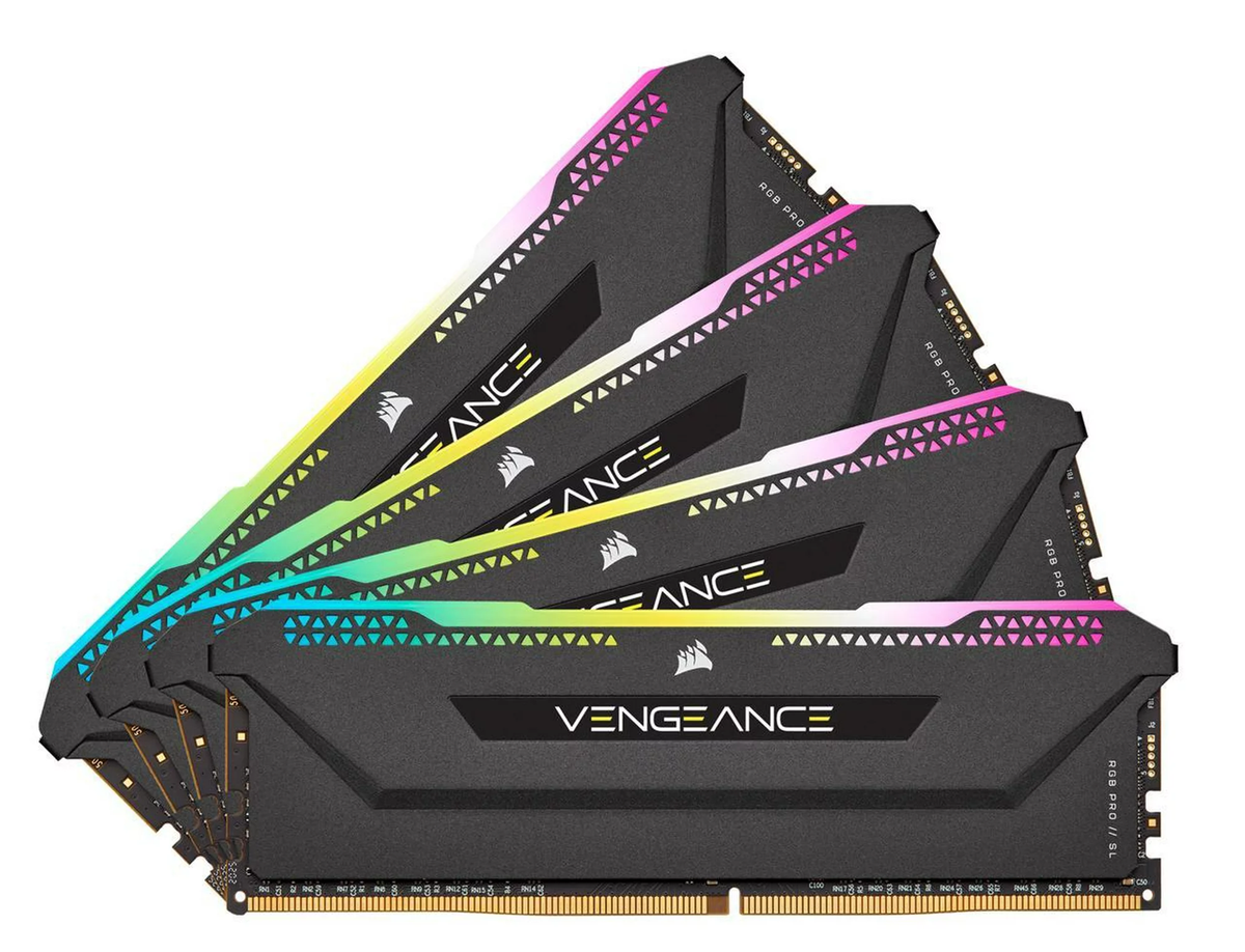 Corsair Vengeance RGB Pro SL 32GB (4 x 8GB Kit) PC4-28800 (DDR4