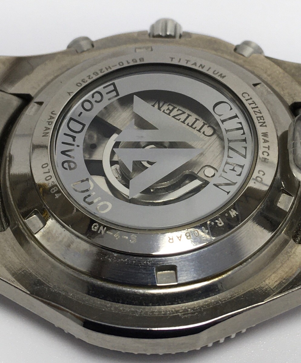 CITIZEN,PROMASTER,eco drive duo,TITANIUM,LIMITED,RARE