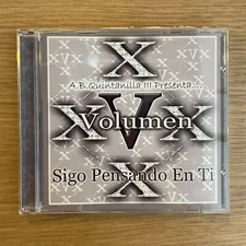 A. B. Quintanilla III Presenta - Cd - Volumen X Sigo Pensando En Ti - Tejano EMI