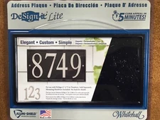  Address Plaque Cast Aluminum No Rust Make it Your own Same Day Priority Ship !