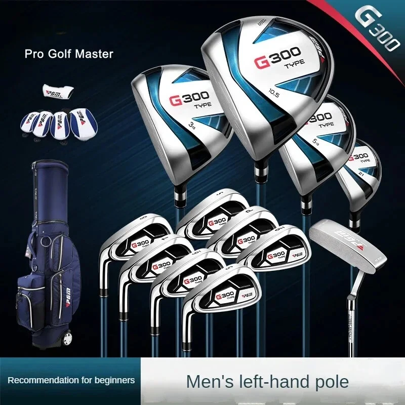 Men Left Hand Clubs Set Titanium Alloy Carbon Iron Wood Driver Swing Putting New - Image 2 of 4