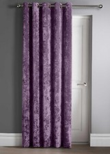Luxury Crushed Velvet Eyelet Ring Top Eyelet Door Panel Curtain