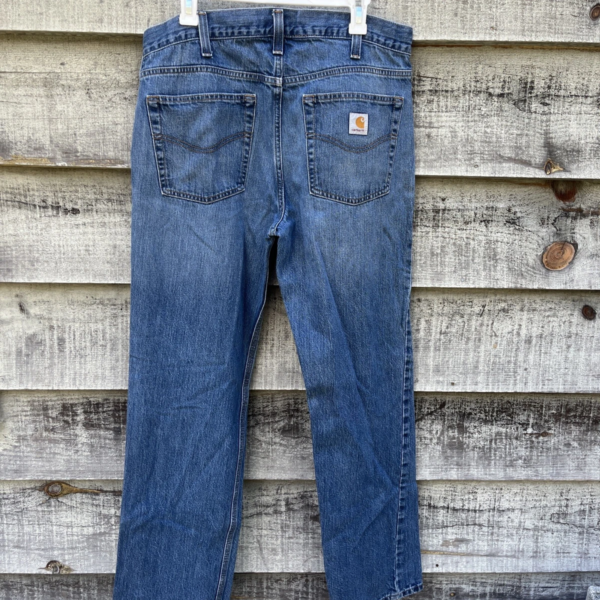 Carhartt Rugged Flex Jeans Men's Size 36x34 Relaxed Fit Denim