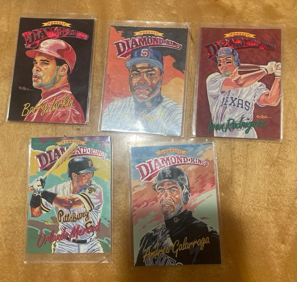 1991 年和 1993 年 Donruss Diamond Kings 卡带 2 个拼图 — 第 3/4 张图片