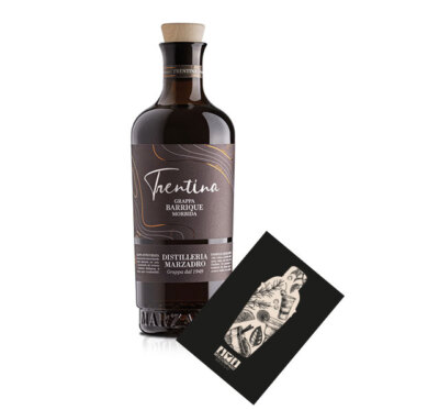 Marzadro Trentina Grappa 0,7L (41% Vol) Grappa Invecchiata Morbida Barrique 700