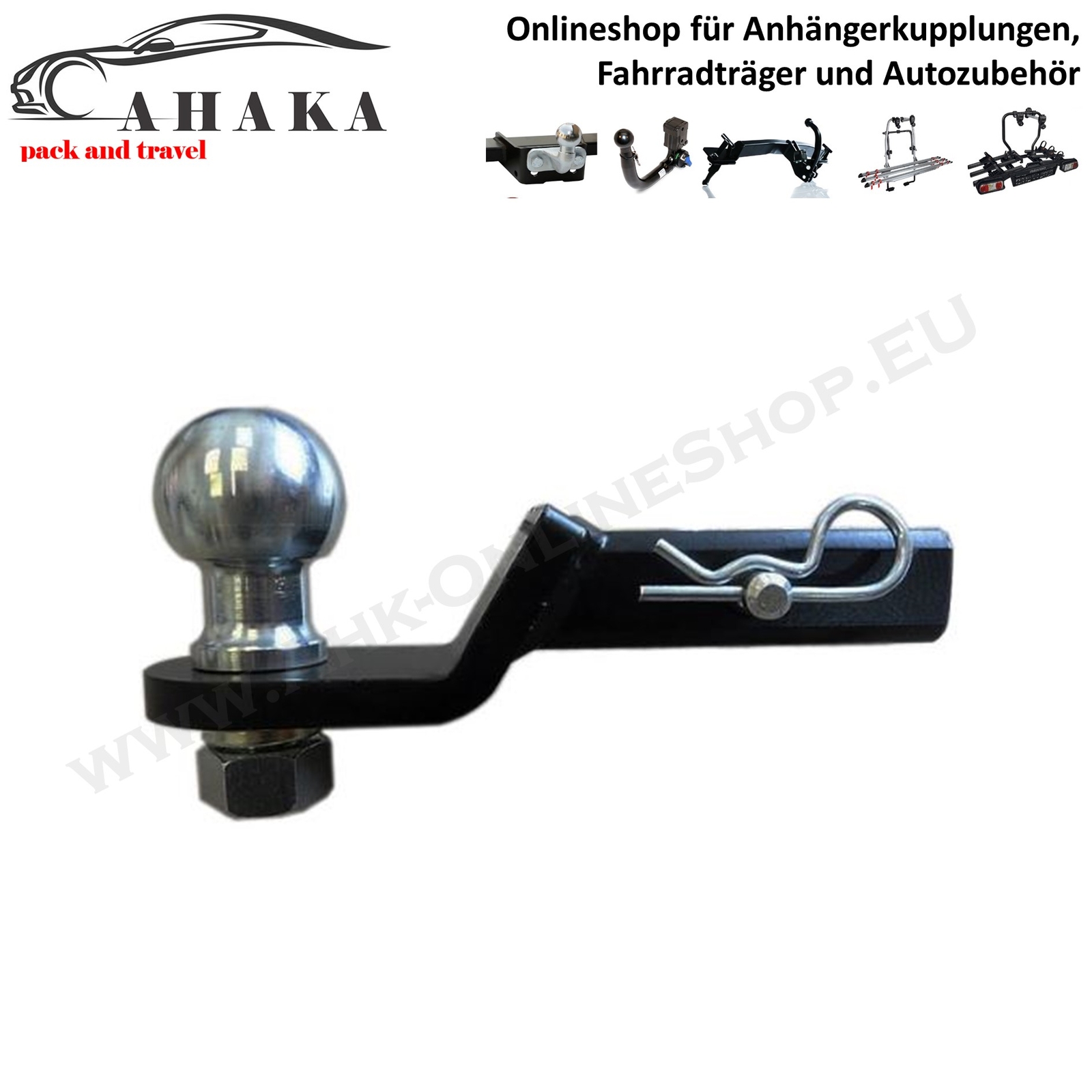 Produktbild von Höhenverstellbar Anhängebock US-Adapter 51x51 Höhe 20 Mm Für Hummer
