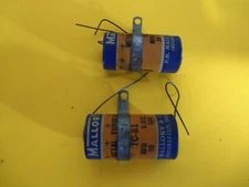 MALLORY NOS VINTAGE 1950s TC-81 CAPACITOR QUANTITY 2 $40.00 FREE SHIPPING