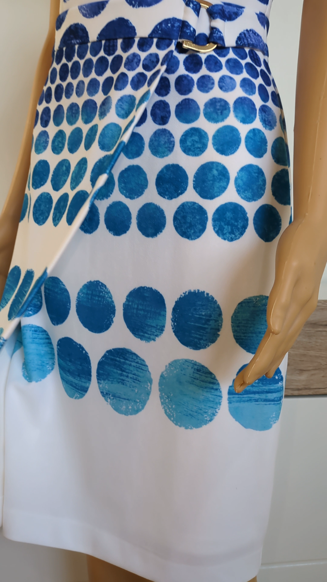 dkny white and blue dress The Ruby Dress in Ice Blue 14 / Ice Blue main image 0
