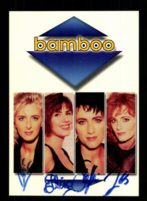 Bamboo Autogrammkarte Original Signiert ## BC 168296
