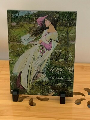 Boreas - Stone engraving - Hand made -  Pre-Raphaie 