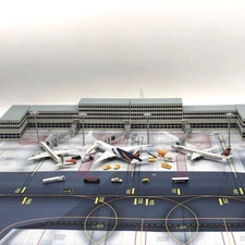 1/400 Airport Terminal Building Air Bridge DIY Model Scene Ornament Toy Gift