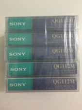 Sony QG112M Data Cartridges Tapes 5.0GB 112m Sealed Lot of 5 Vintage Computer