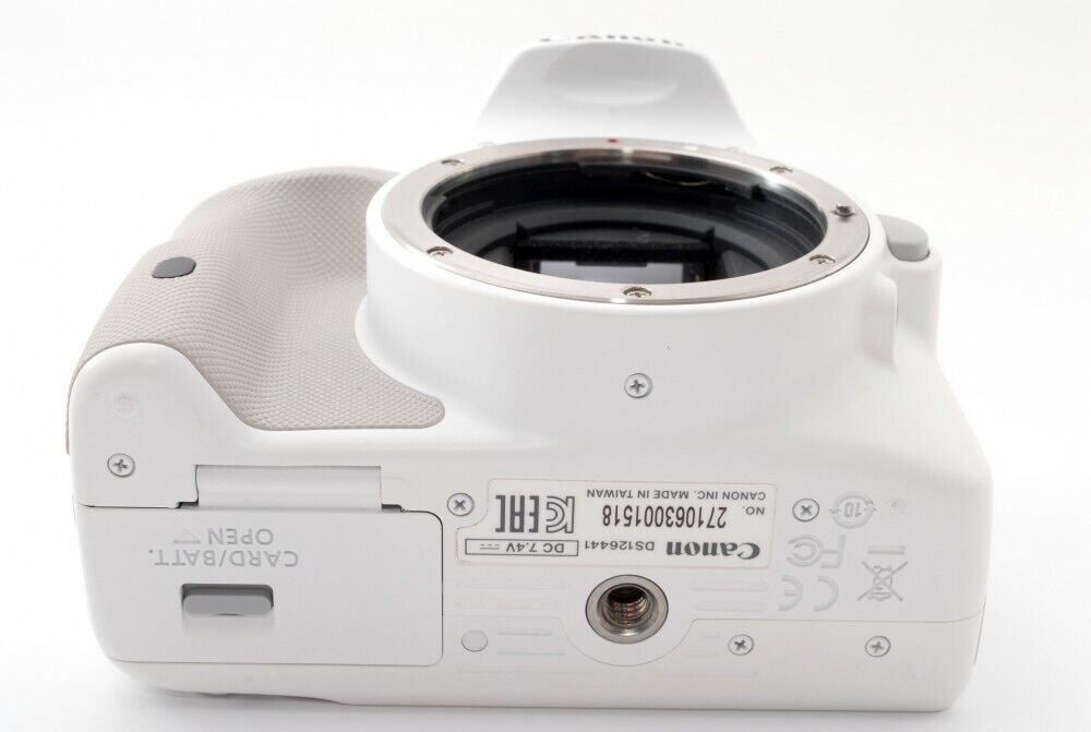 Canon EOS Rebel SL1/100D/Kiss X7 18.0MP 18-55mm White [Exc+++] w/8GB SD  [841]
