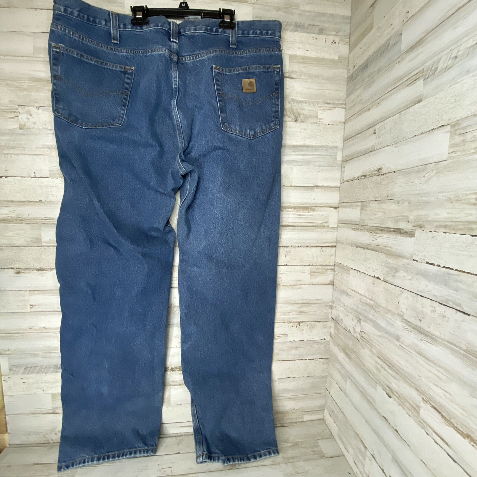 Carhartt B480 DPS Traditional Fit Blue Jeans Men's 42… Gem