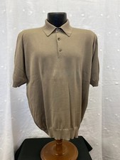 Jack Taylor Beverly Hills Men's 100% Cotton Sweaters Brown Size 52 NWOT Italy