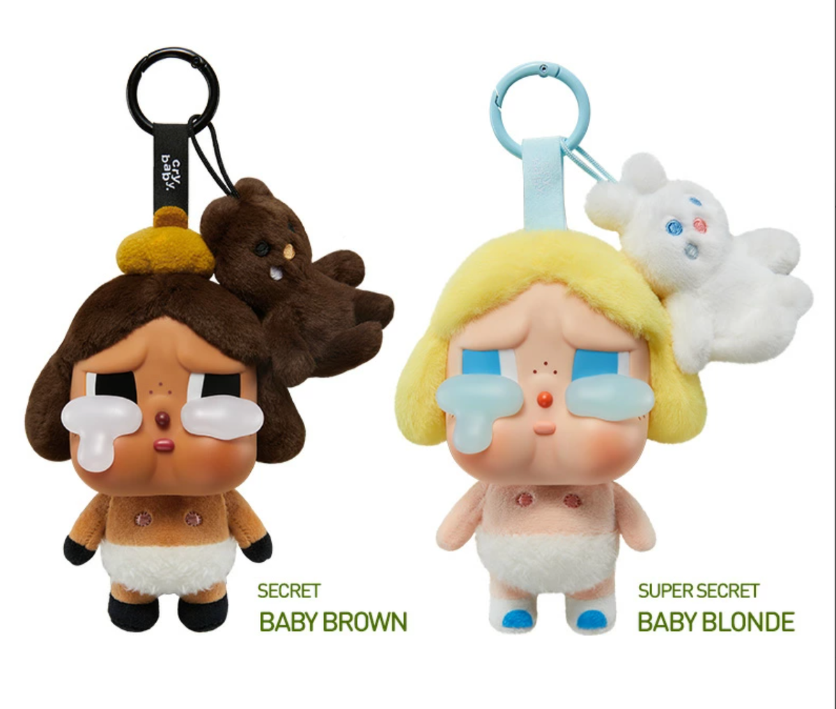 POPMART CRYBABY Crying Again Series Plush Blind Box Figure 5pcs