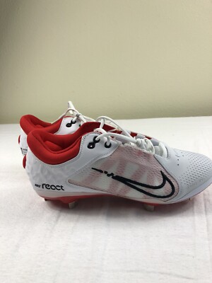  Nike Hyperdiamond 4 Elite React Softball Cleat Red White Women 11.5 CZ5917-105