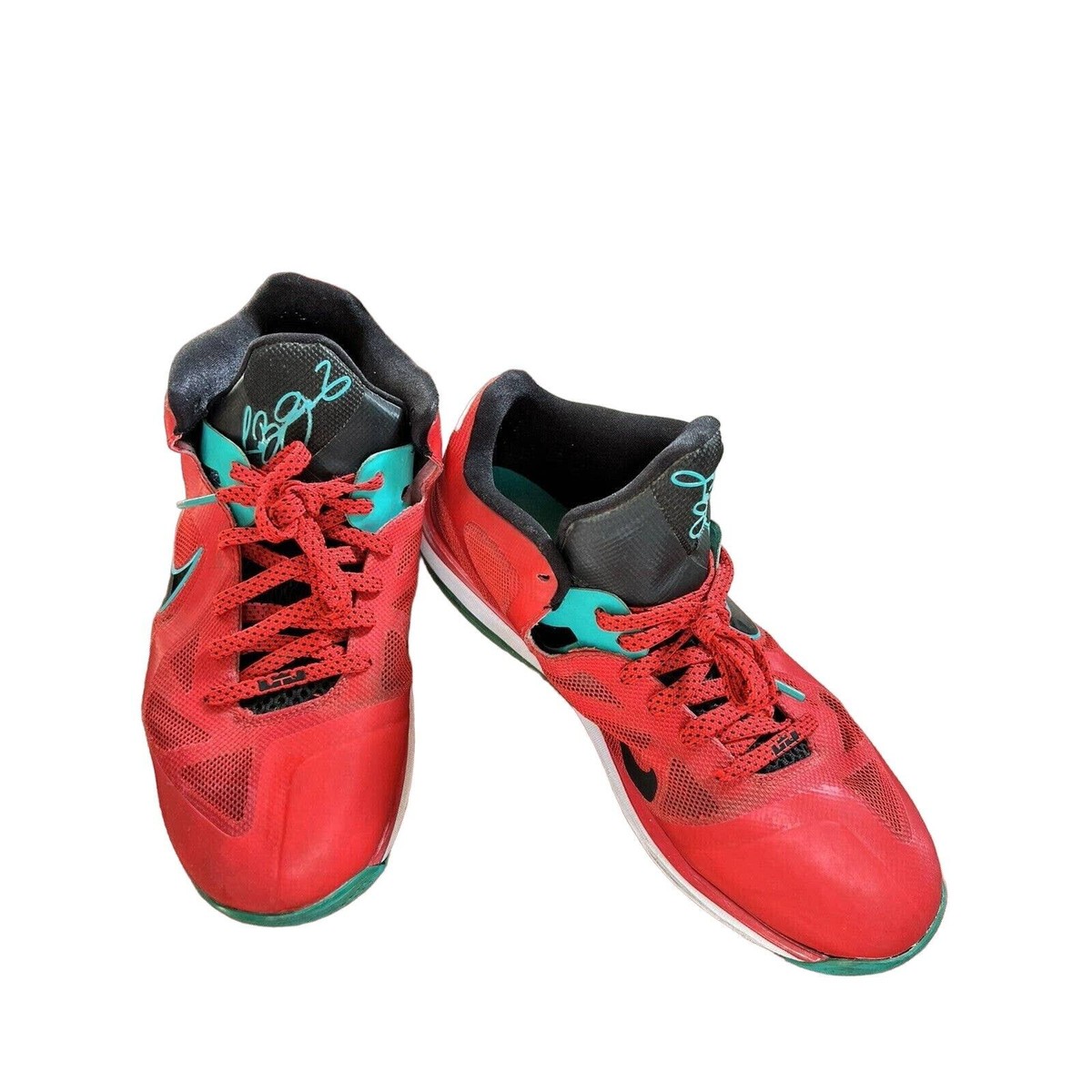 2012 Nike LeBron IX 9 LOW LIVERPOOL ACTION RED-BLACK SZ 11.5  display picture 1