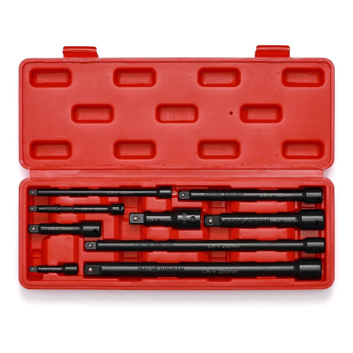 Juego De 4 Barras De Extensión De 3/8 Pulgadas: Alcanza Tuercas Difíciles Con Estas Extensiones De Acero Cromo Vanadio