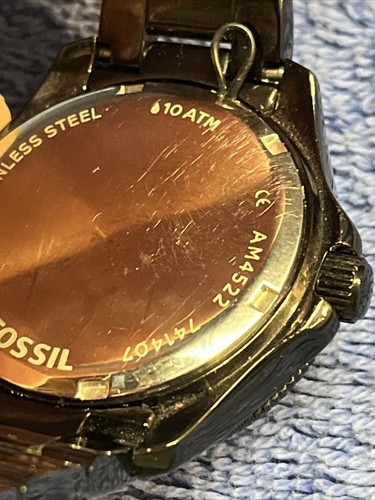 FOSSIL AM4522 Cecile Multi-Function Black Dial Crystal Accented Women's Watch K4 - Picture 4 of 8