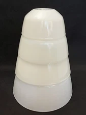 Fire King Anchor Hocking Nesting Mixing Bowl Set of 4 Vintage White