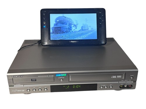 Samsung DVD-V2000 DVD VCR Player VHS Recorder Bundle Tape/Cable. No Remote Read) - Picture 2 of 17