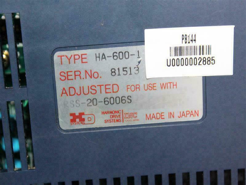 Harmonic Drive HA-600-1 HA6001 Servo Drive (Adjusted for use with 