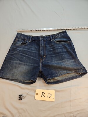 Levi's 569 Womens Cut Off Blue Jean Shorts Size W36 Loose Levi's 569 Womens Cut Off Blue Jean Shorts Size W36 Loose