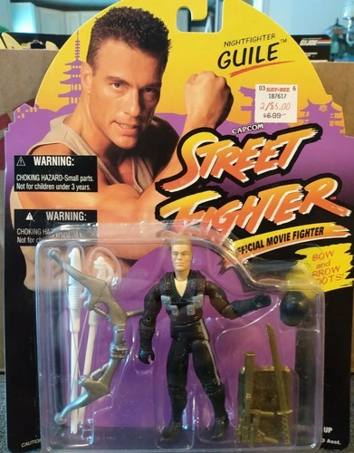 1994 G.I. Joe Street Fighter Capcom Nightfighter Guile Recon Commando Hasbro HTF
