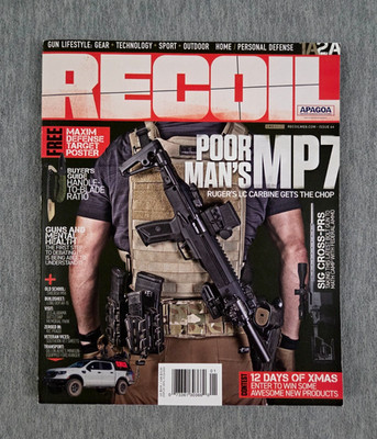 Recoil Magazine 64 2022 with target poster Poor Man's MP7 NEW